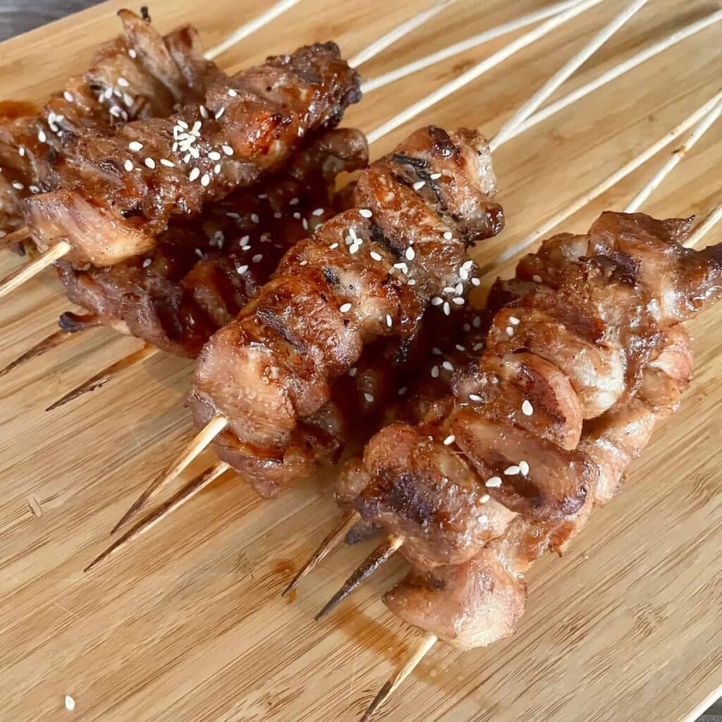 chicken on a stick